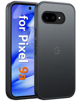 FNTCASE for Google Pixel 9A 6.3 Inch Phone Case: Translucent Matte Shockproof Slim Phone Cover - Military Grade Drop Proof Hard Back Anti-Fingerprint Protective Case